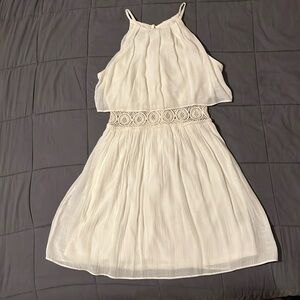 Flowy Vacation Dress w/Lace Waist